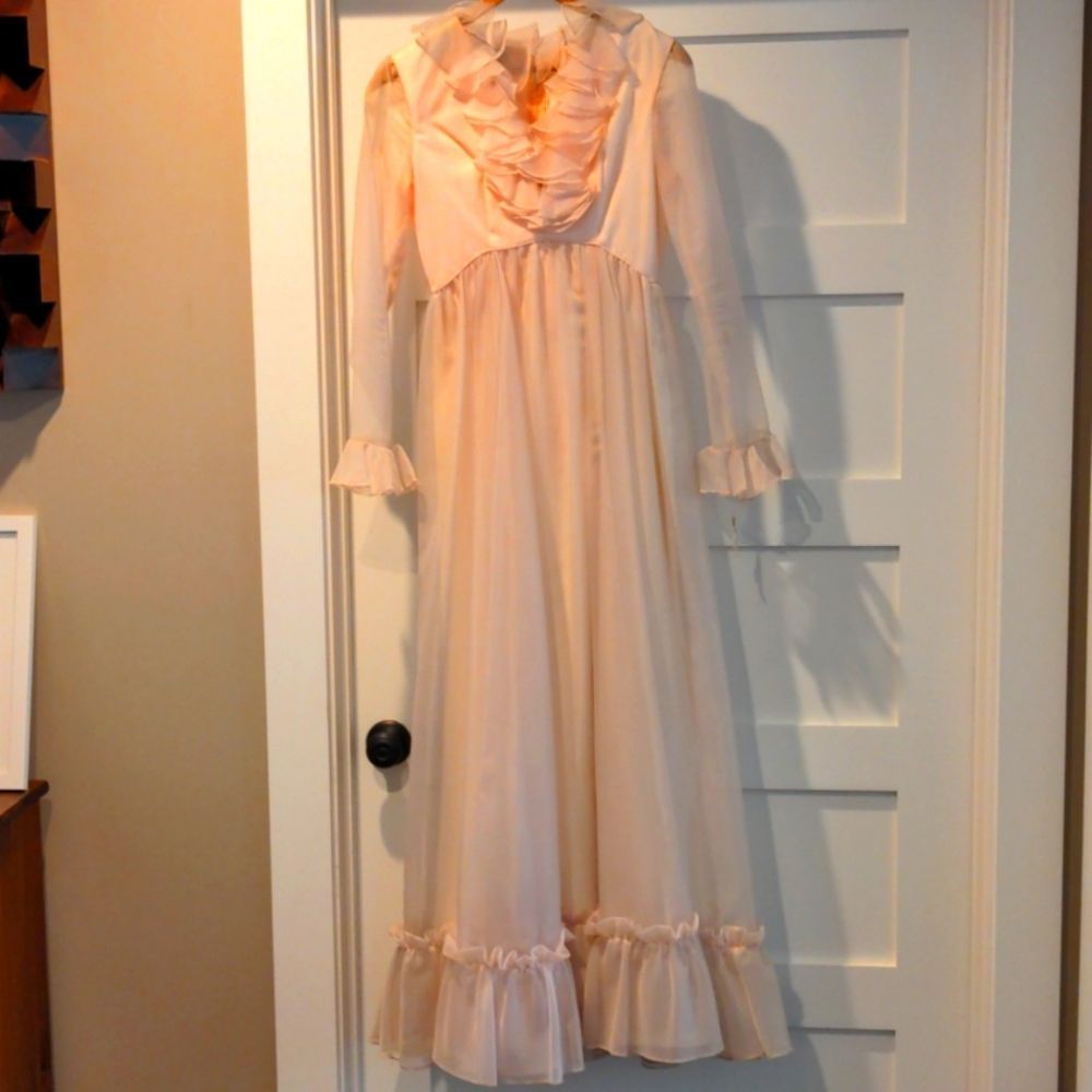 Vintage 70s formal dress